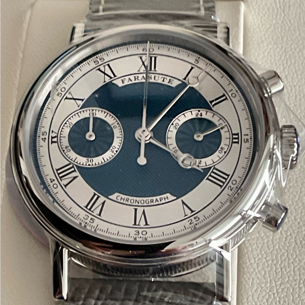 NIB Gorgeous Farasute Meca-Quartz Chronograph 38mm